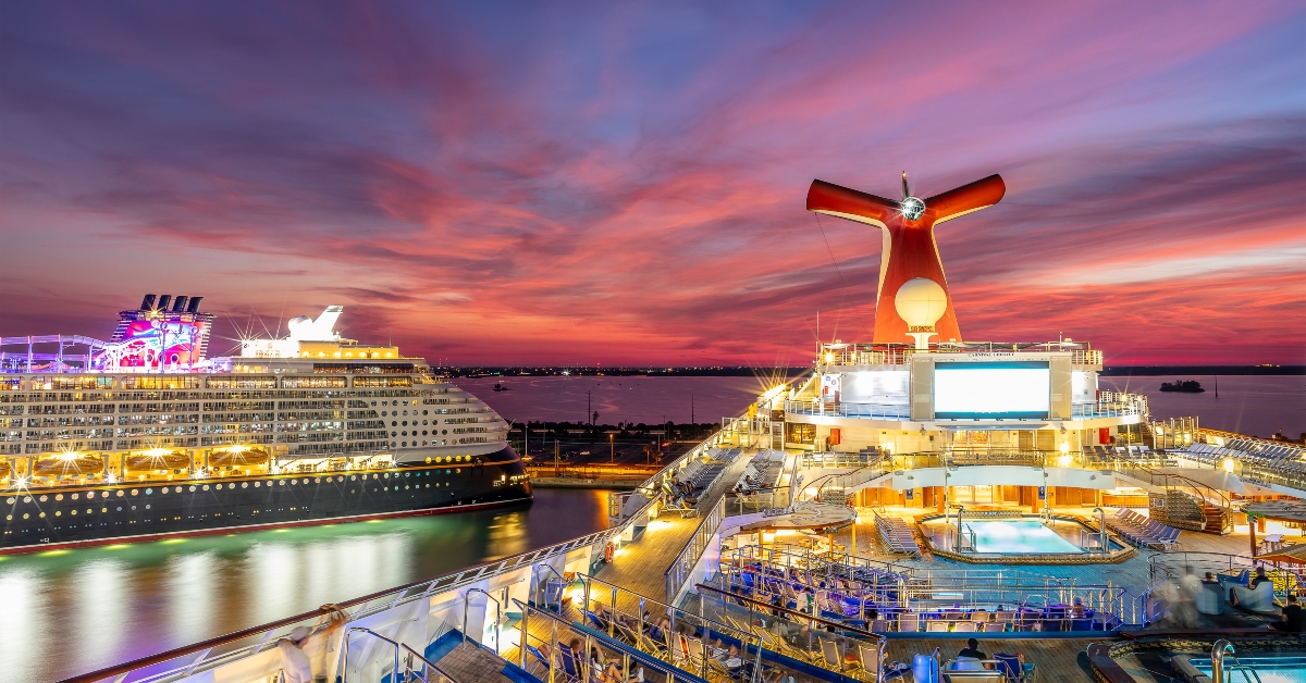 cruise ships docked