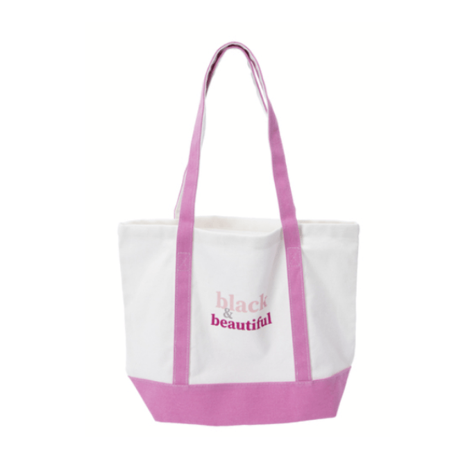 five below black and beautiful tote