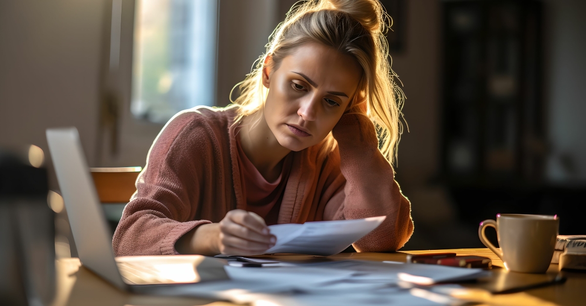 reflecting financial strain