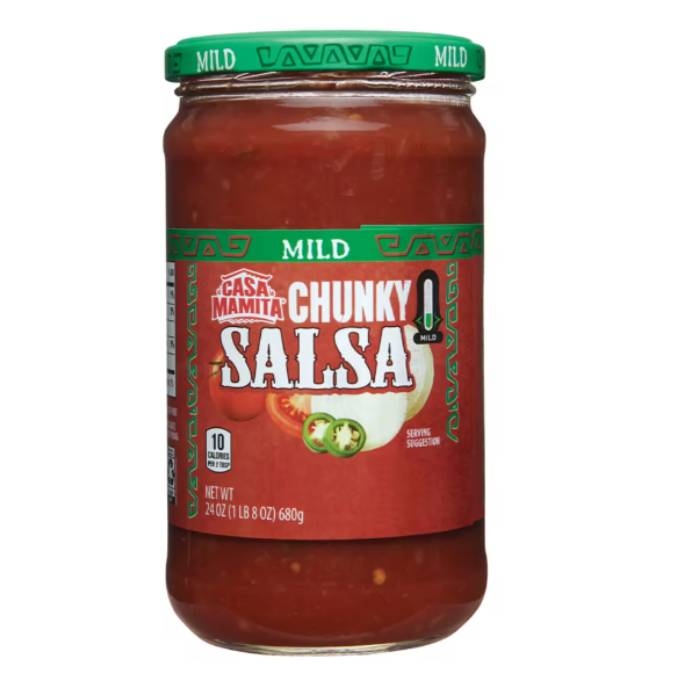 jar of casa mamita mild salsa from aldi