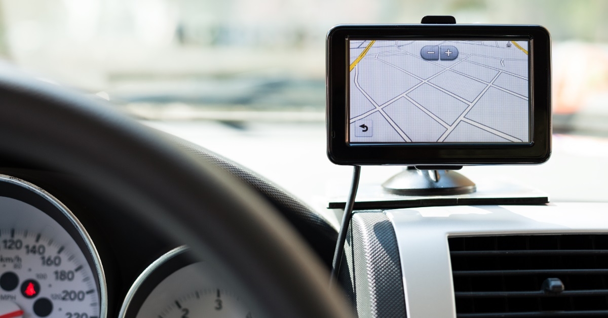 gps navigation inside car
