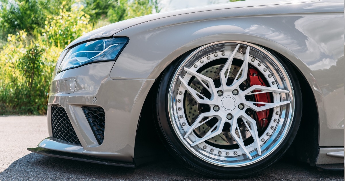 lowrider custom tuned sport car wheel