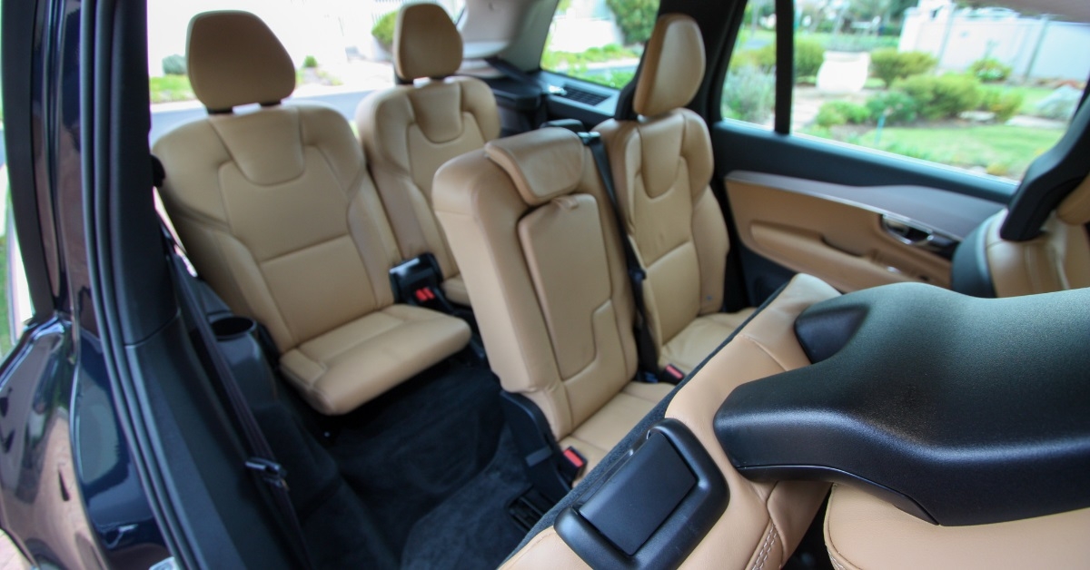 luxury SUV third row of seats