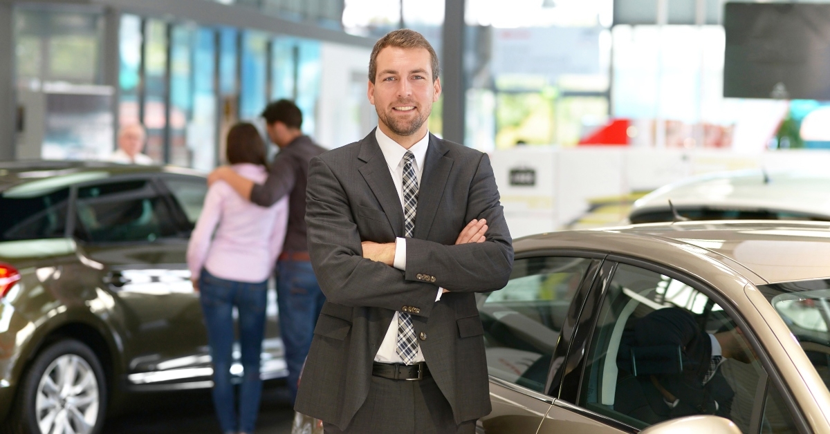 businessman in the car trade