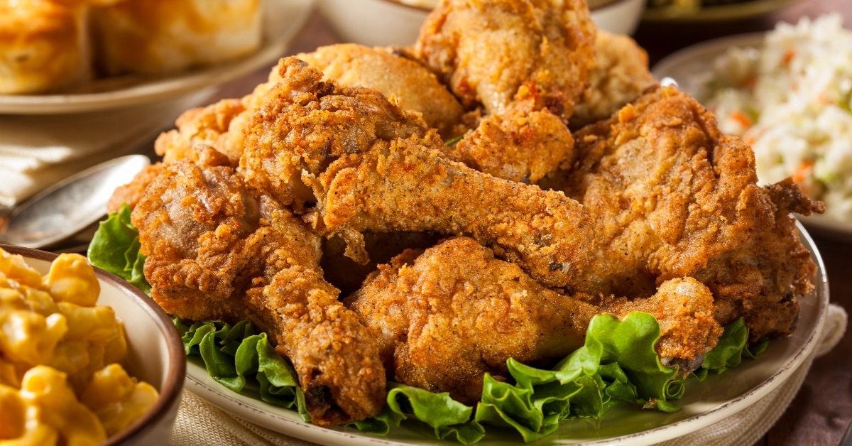 homemade southern fried chicken