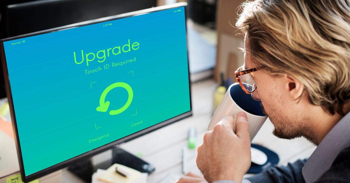 upgrade update new version concept