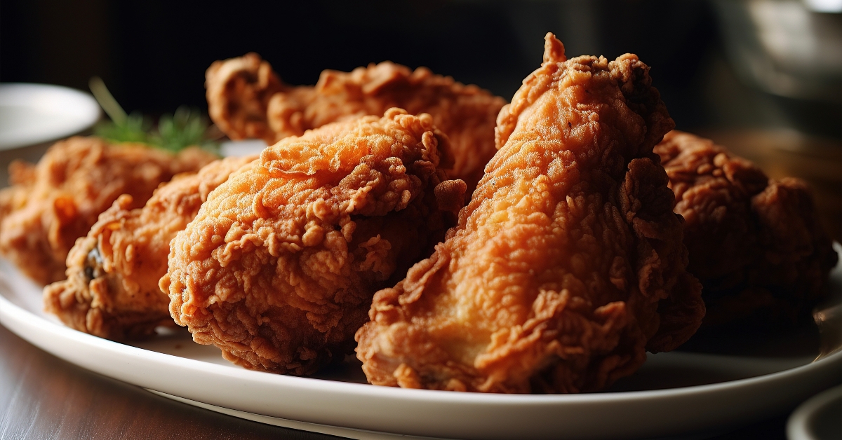 fried chicken pieces