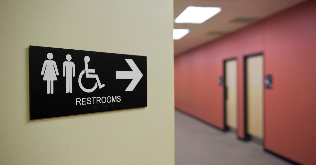 bathroom sign