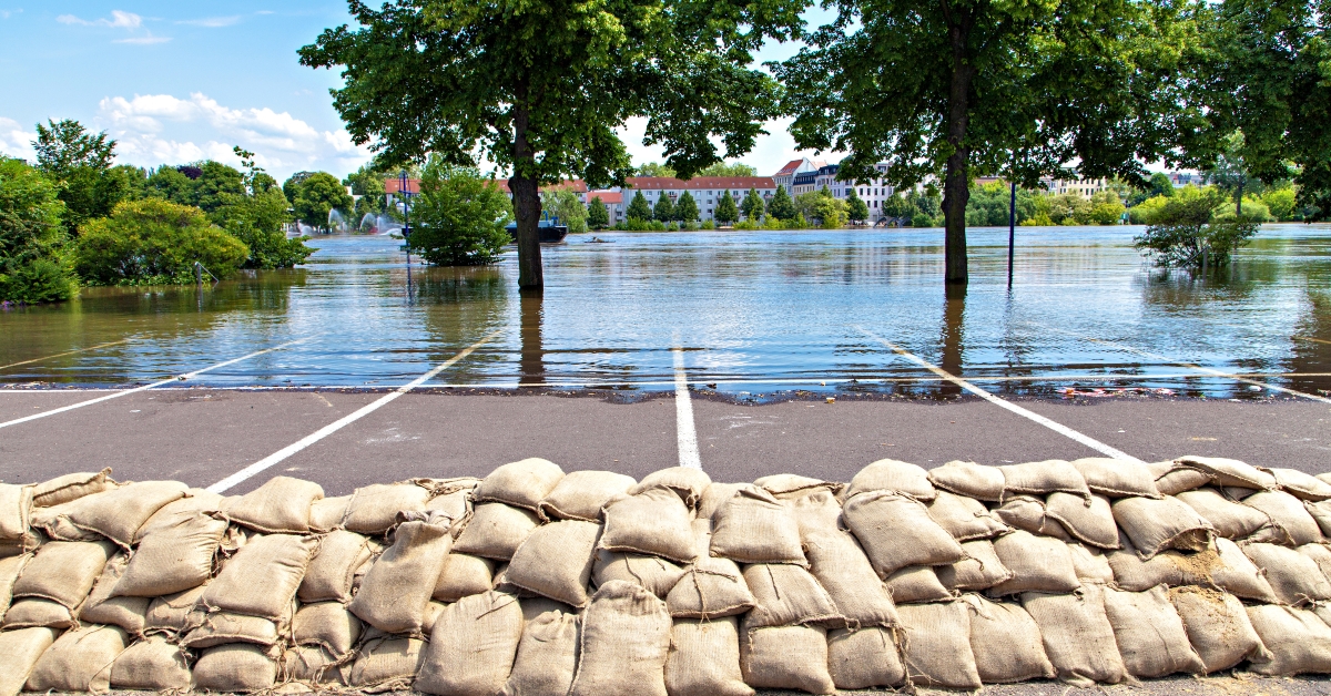 flooding street
