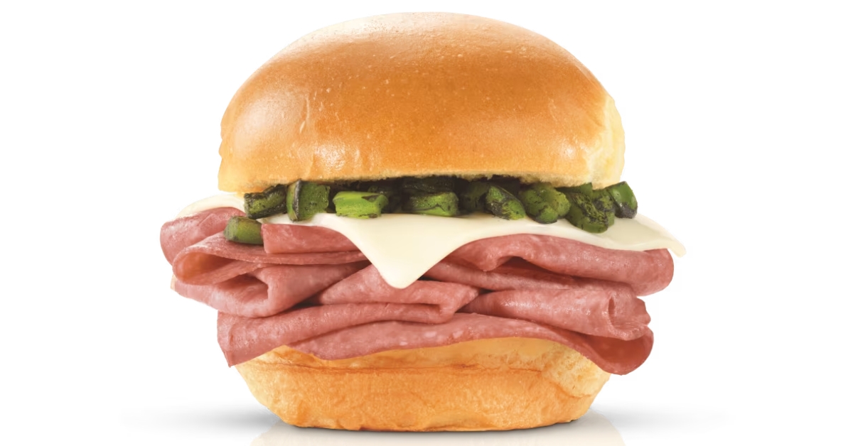jalapeno roast beef slider from Arby's