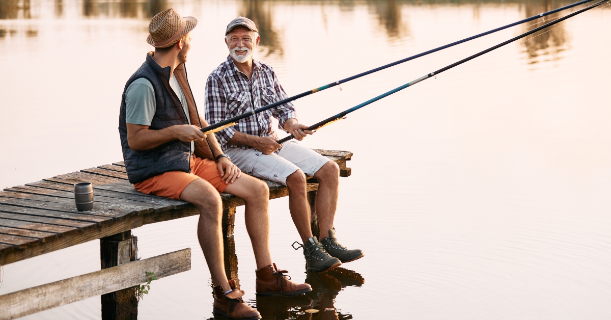 freshwater fishing from pier