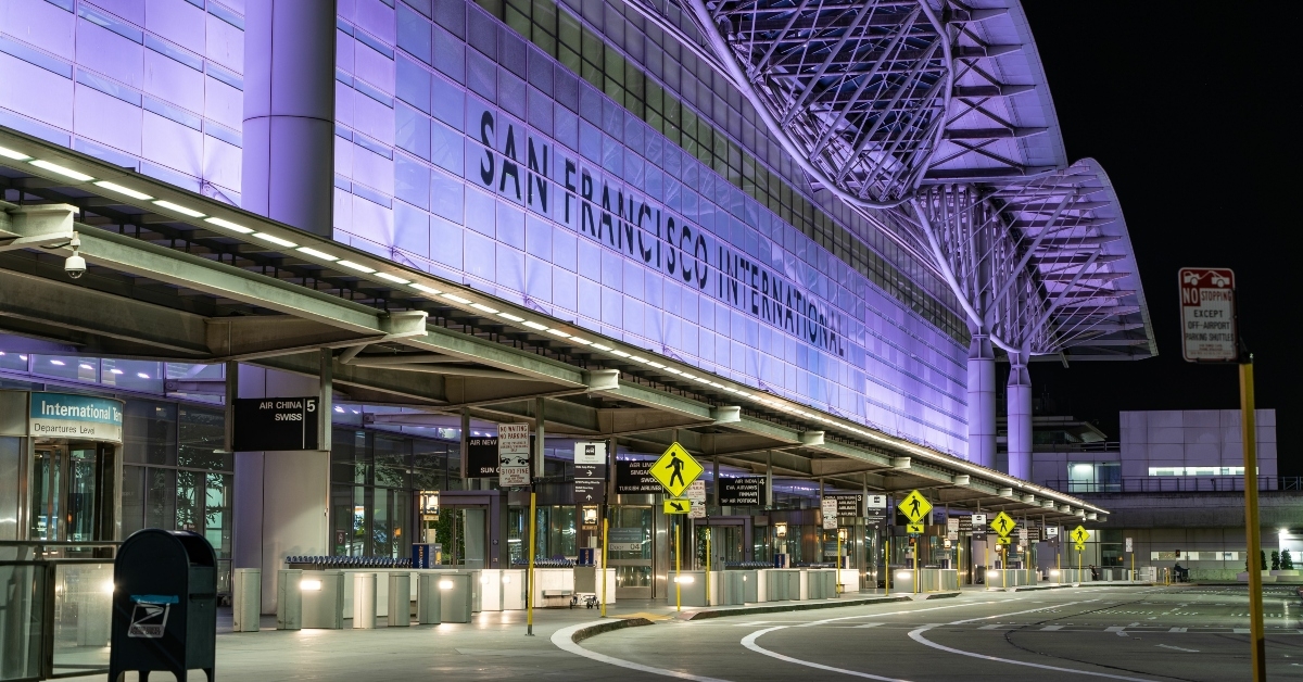 facade of san francisco international airport