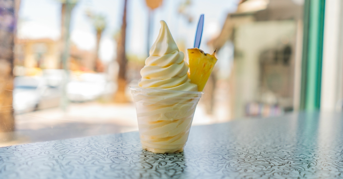 pineapple dole whip frozen yogurt