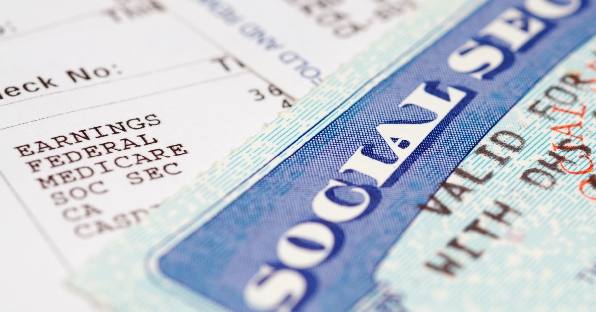 social security bond on table