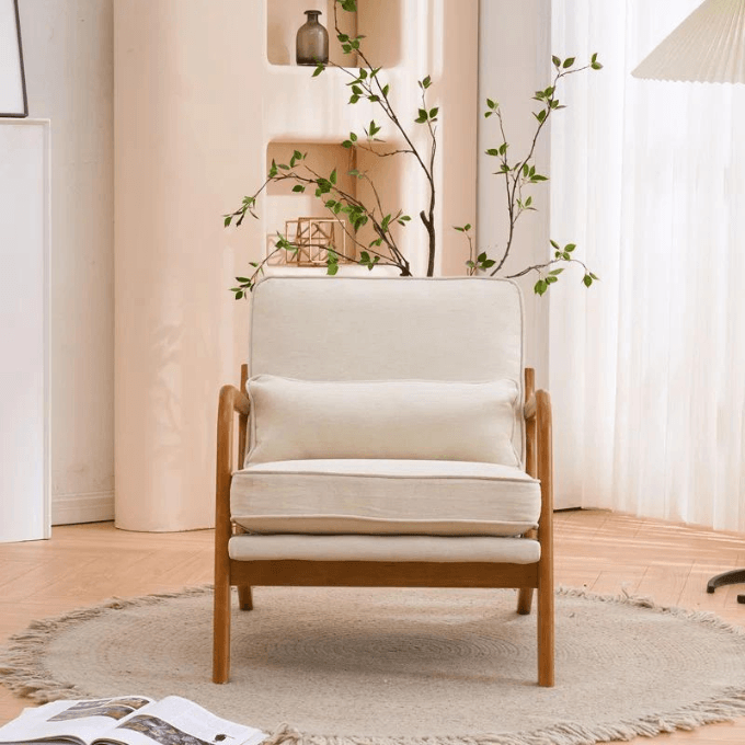 upholstered armchair