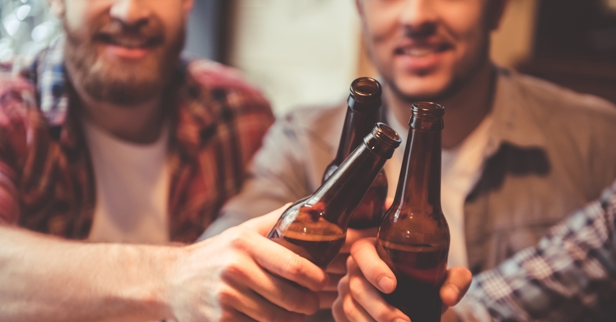 friends at the pub