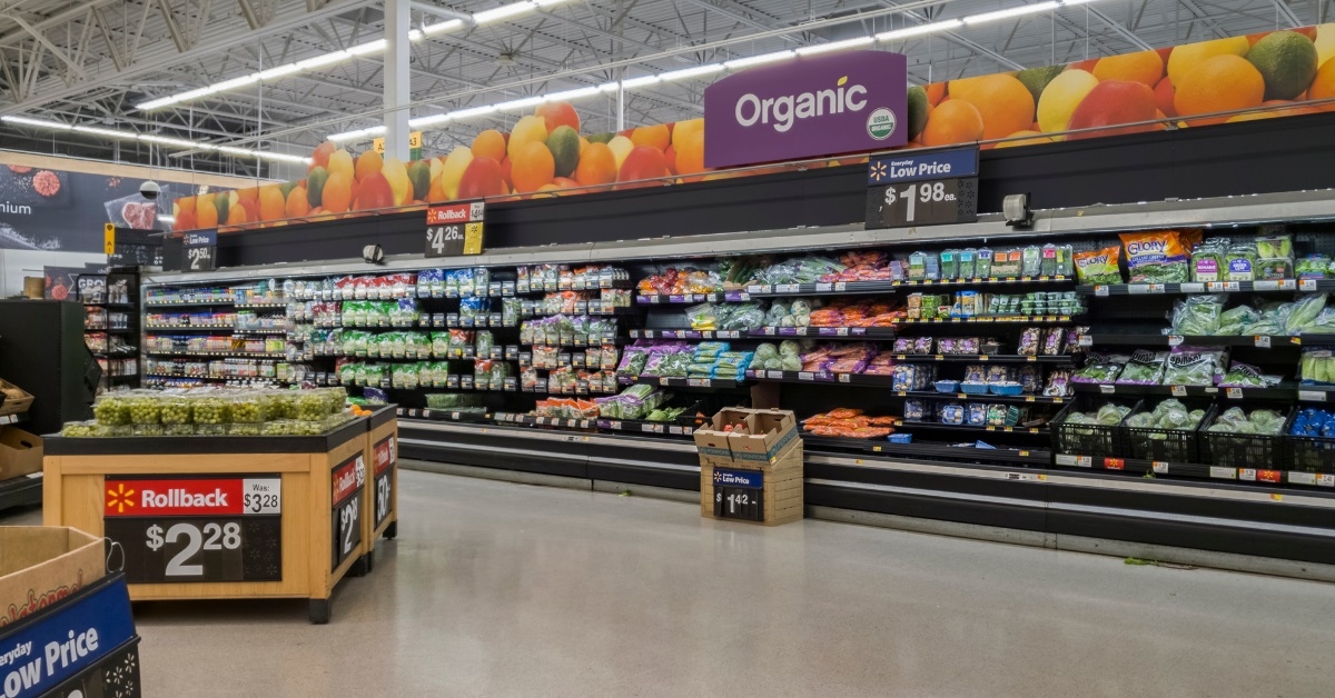 organic aisle walmart supercenter utica