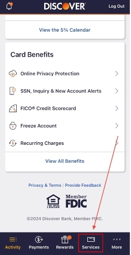 Discover balance transfer screenshot 3