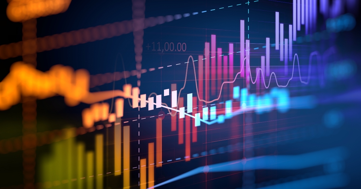 financial graph on technology
