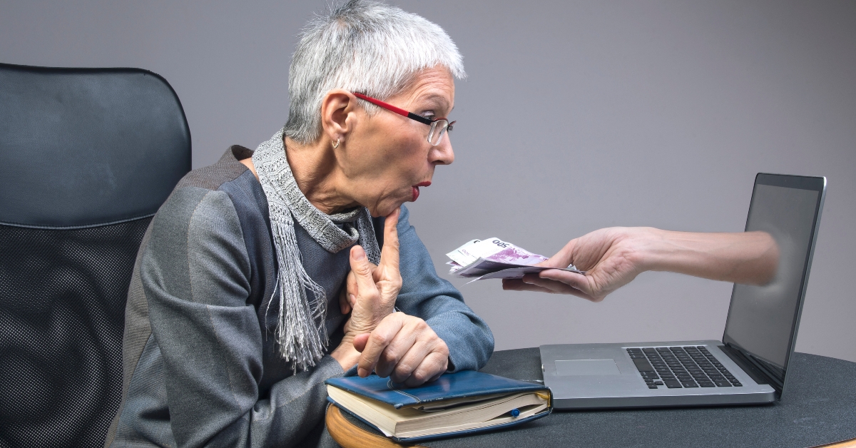 lured into an online scam