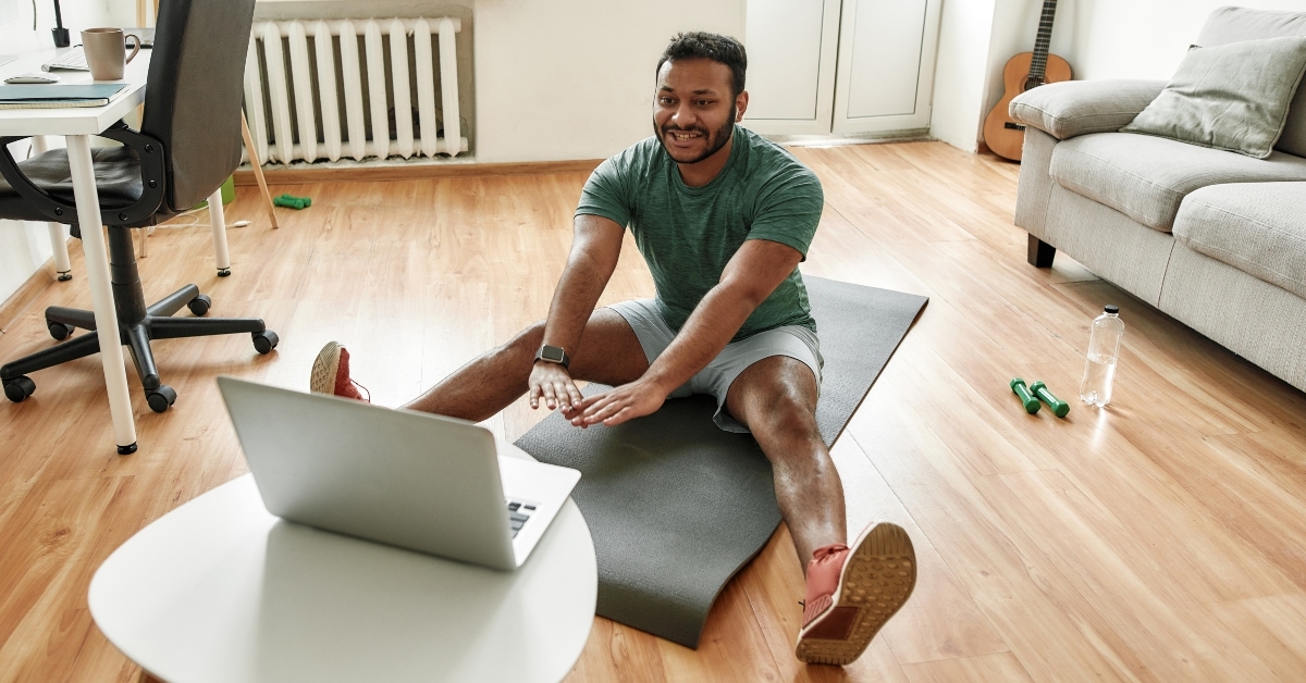 male fitness instructor streaming
