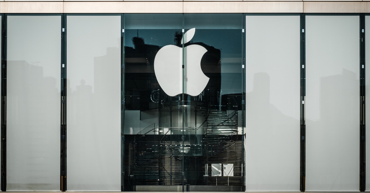 the apple logo