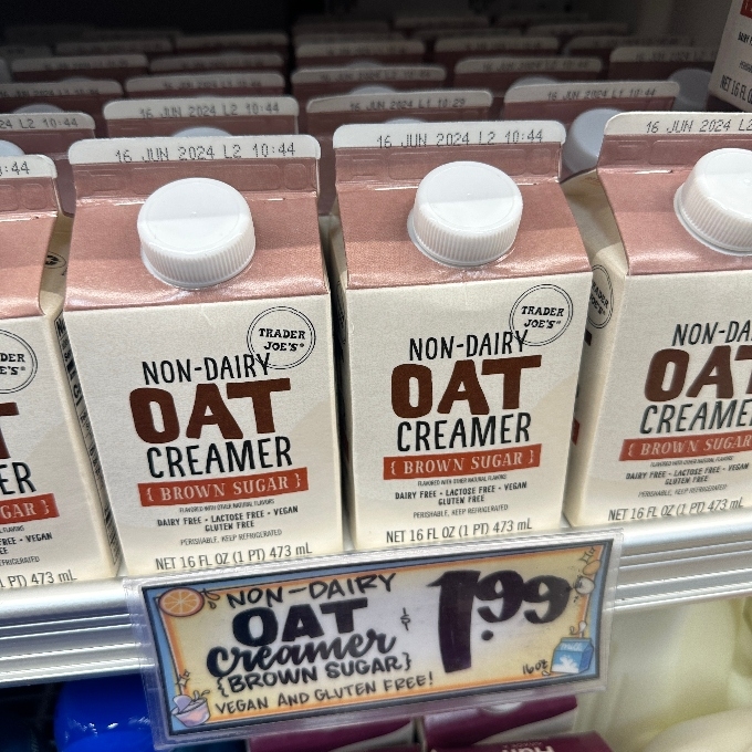 oat milk cinnamon creamer
