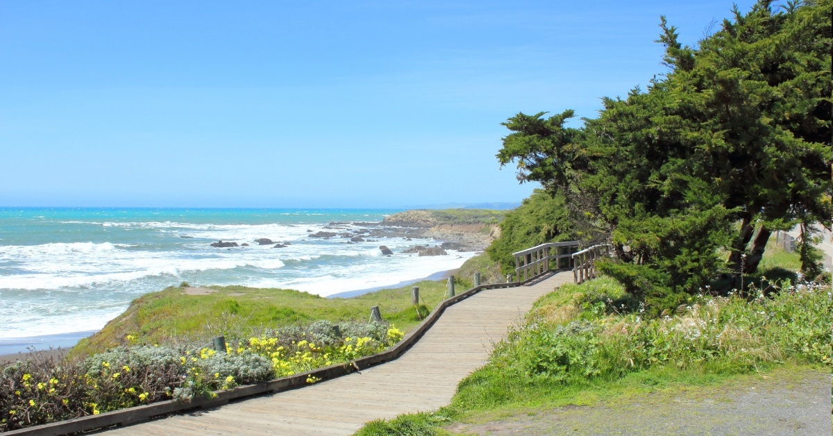 Boardwalk in Cambria California