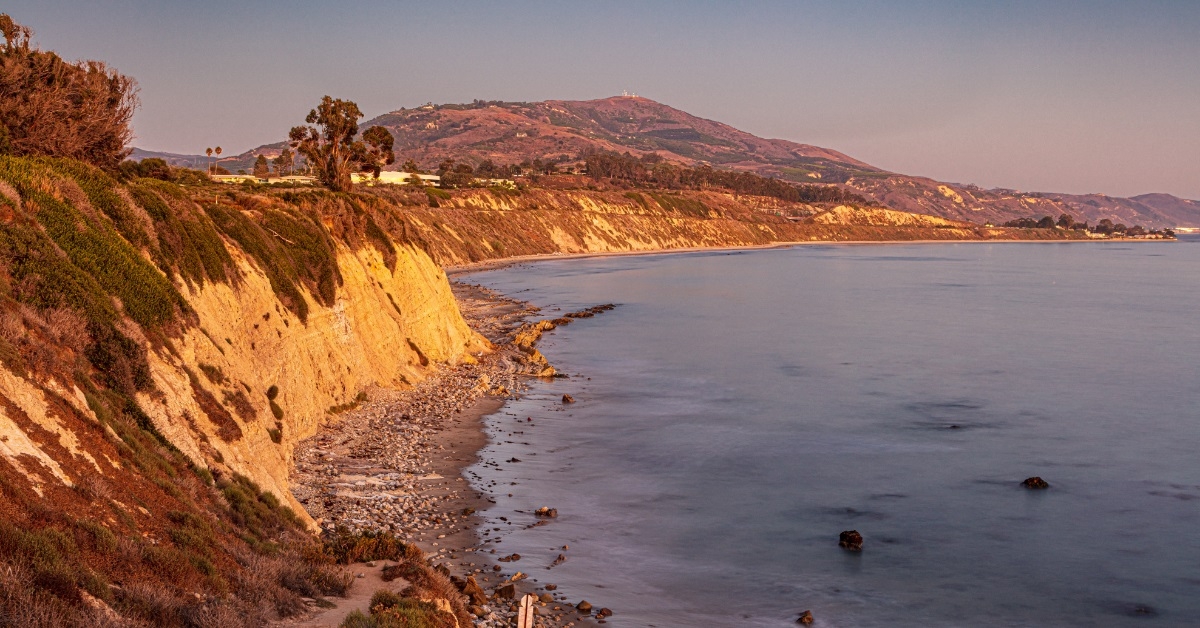 Carpinteria California with sandy dunes