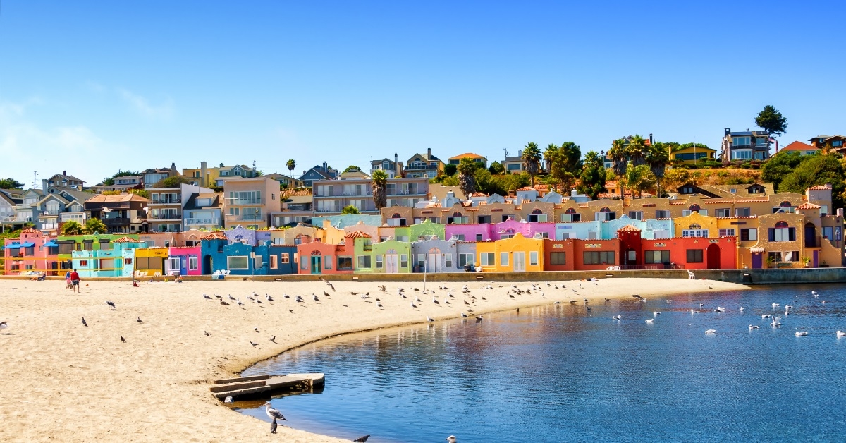 residential neighborhood in Capitola california