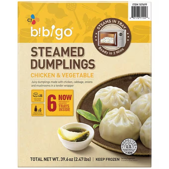 steamed dumplings