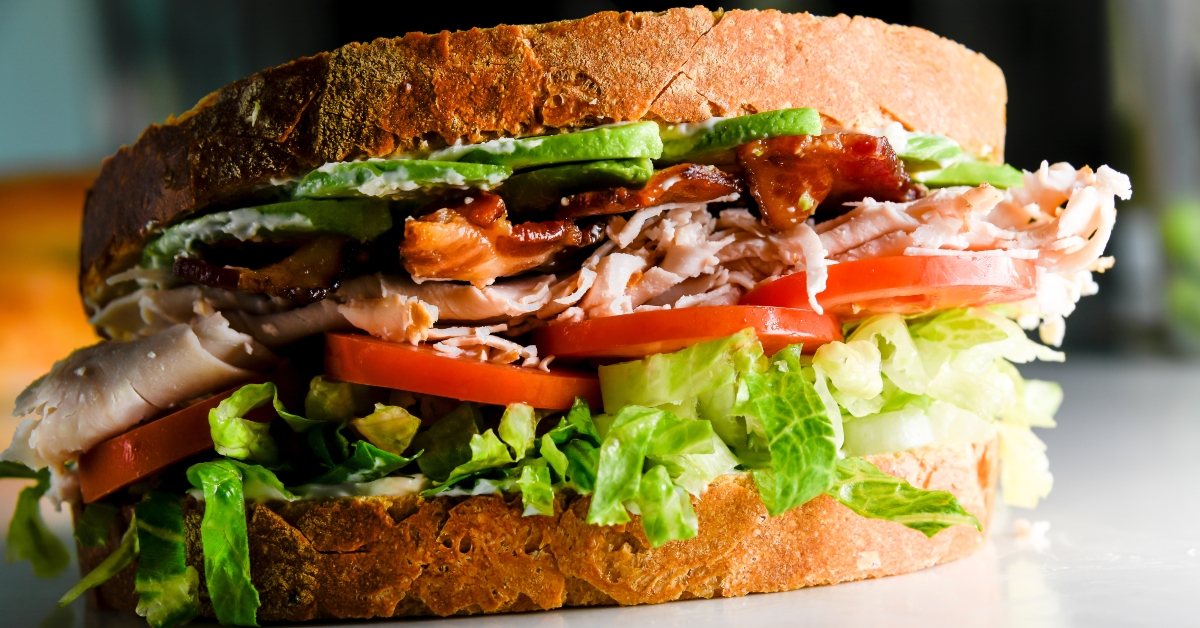 sandwich on italian crunchy Bread
