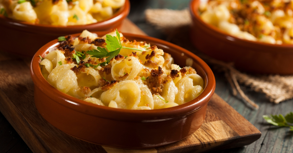 baked homemade macaroni