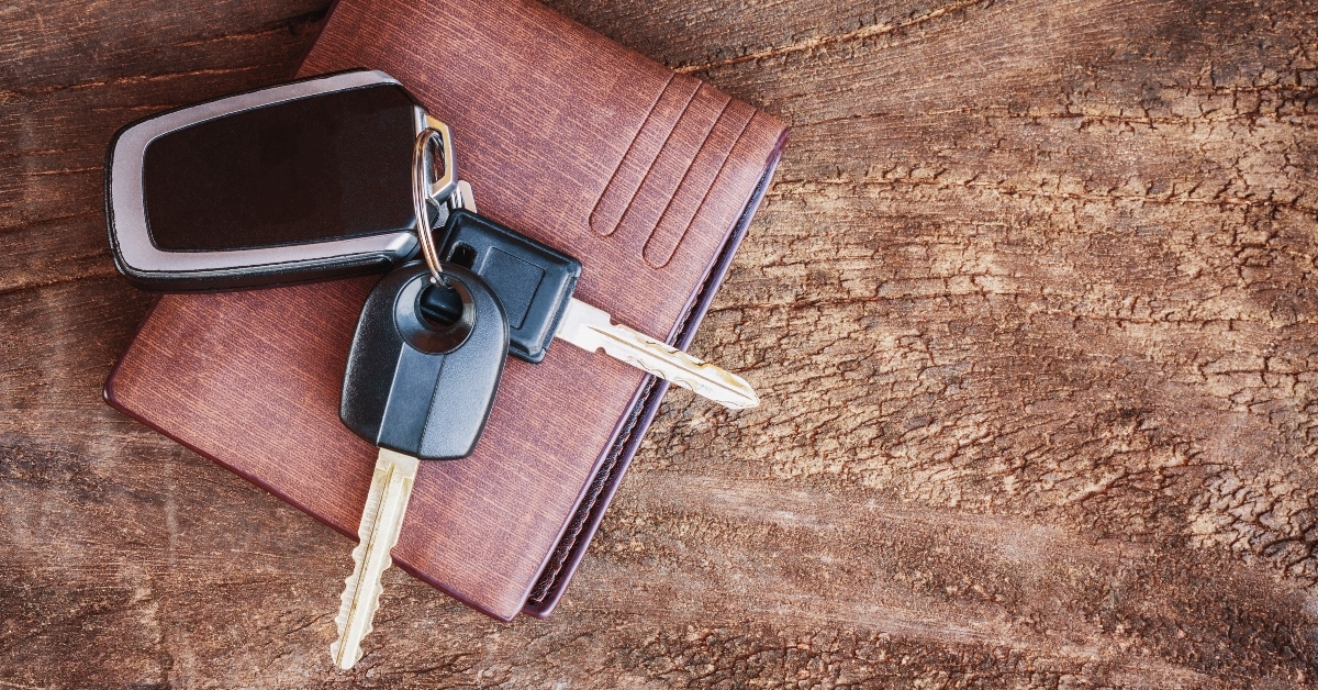 car keys and wallet
