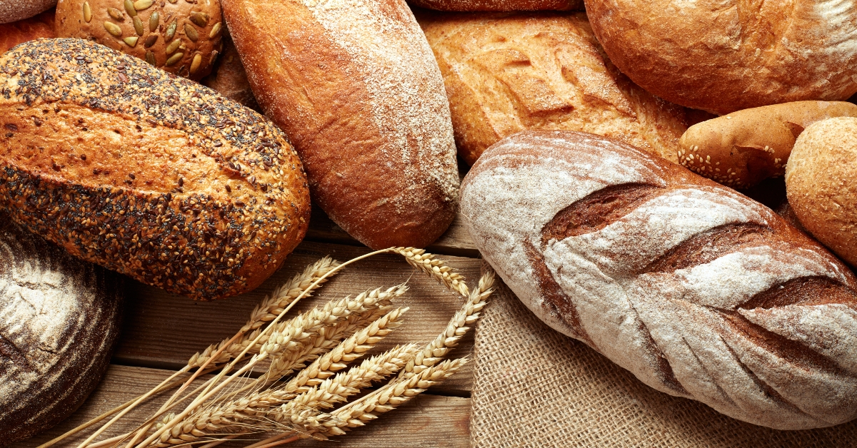 assortment of baked bread 