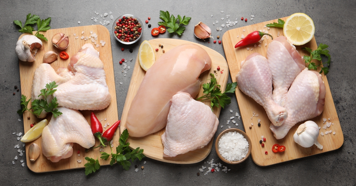 raw chicken meat
