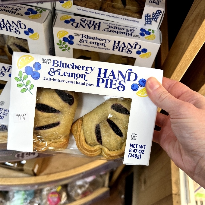 trader joe's Blueberry Lemon Hand Pies