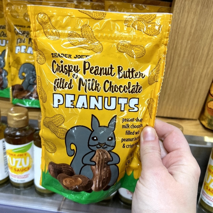 Crispy Peanut Butter-Filled Chocolate Peanuts