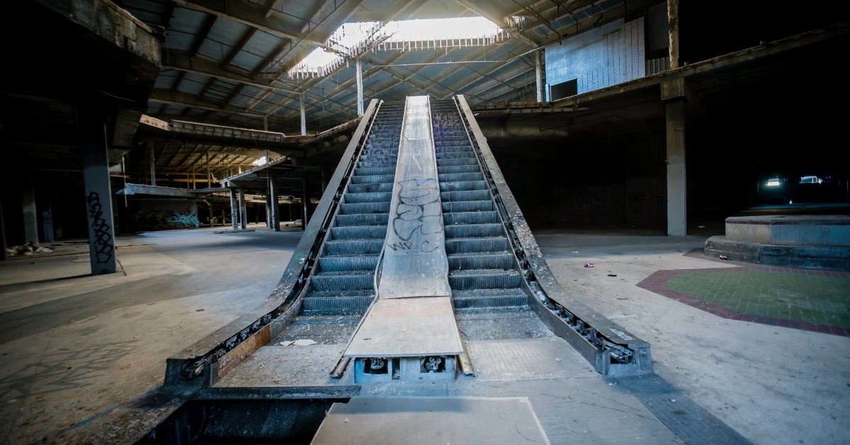 Abandoned Mall escalators