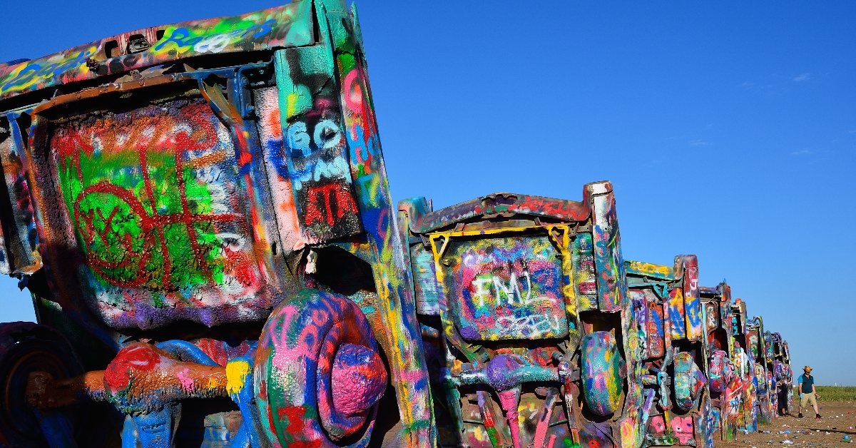 Cadillac Ranch in Texas