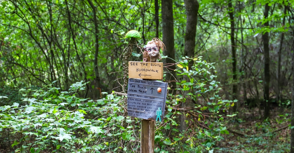 Doll's Head trail in Georgia