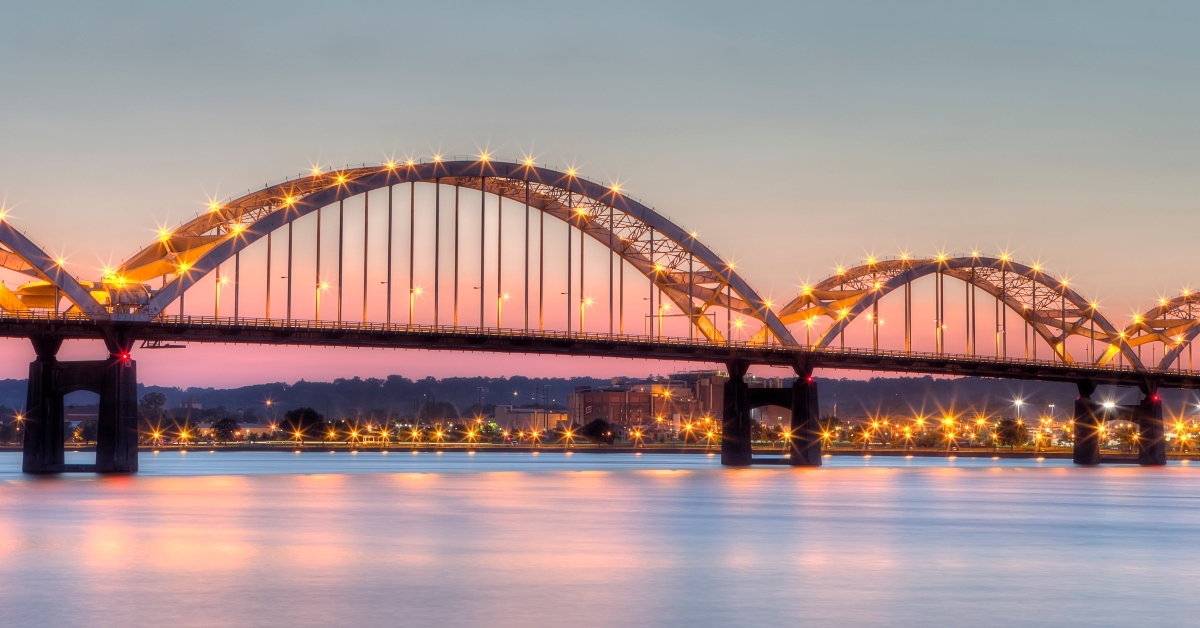 Bridge to Rock Island, Illinois