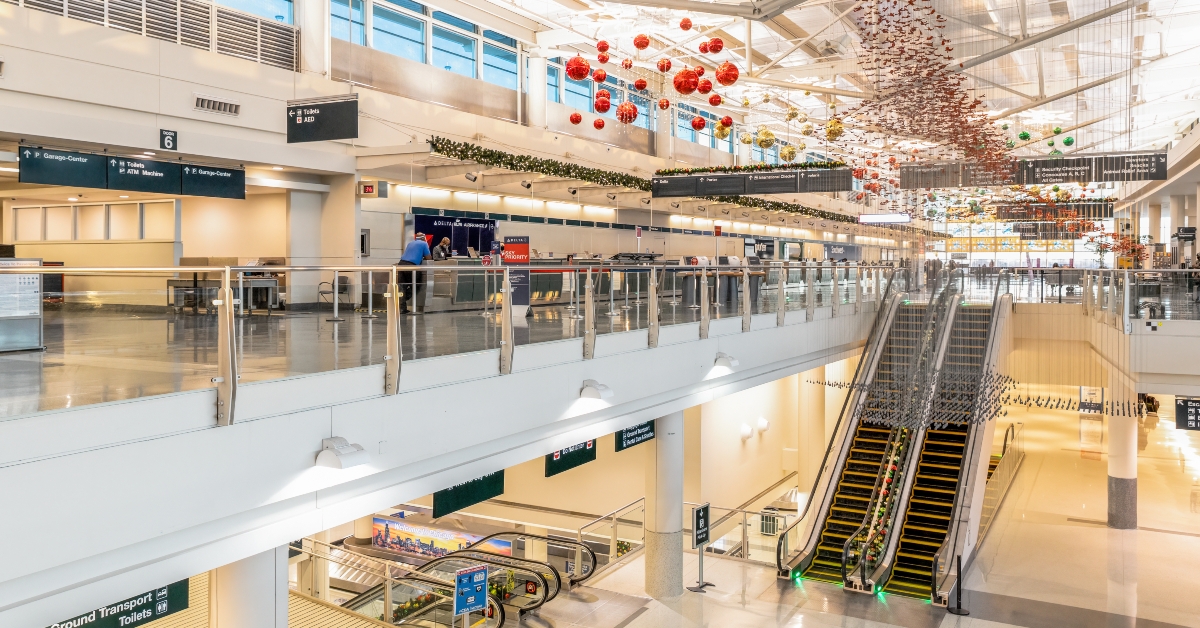 interior of midway international airport