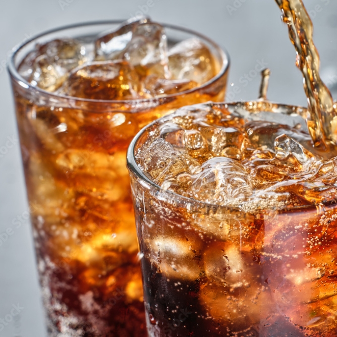 cups of cola soft drink