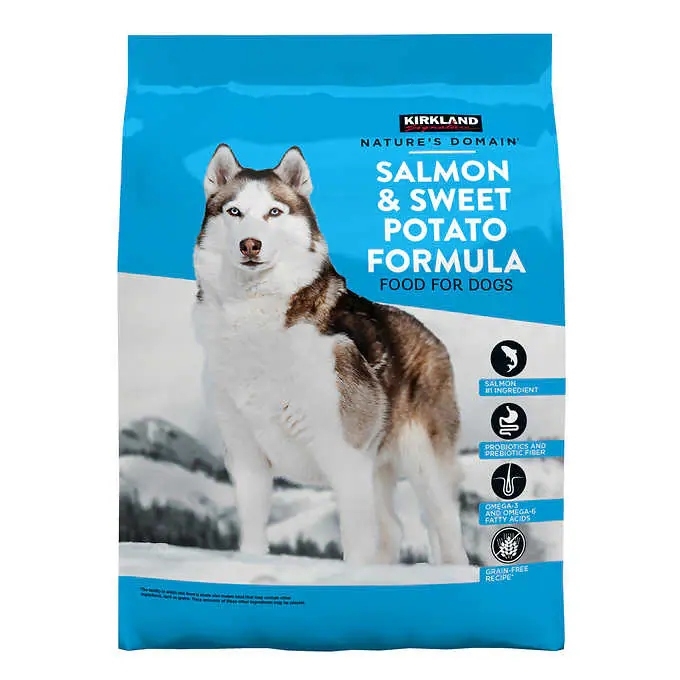 salmon and potato dog food