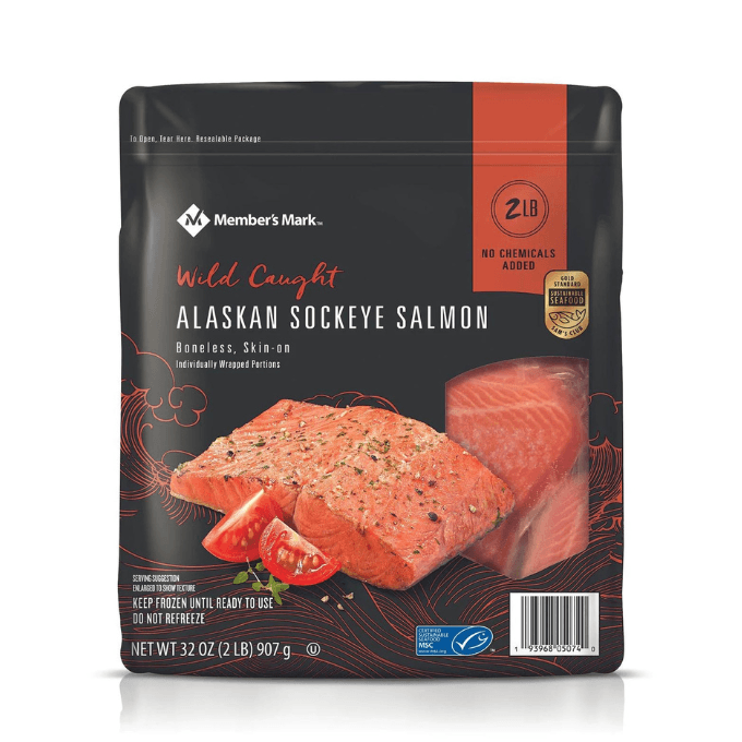 wild caught alaskan sockeye salmon