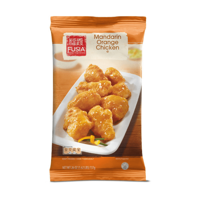 A bag of Mandarin orange chicken