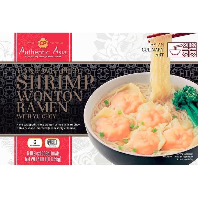 Hand-Wrapped Shrimp Wonton Ramen