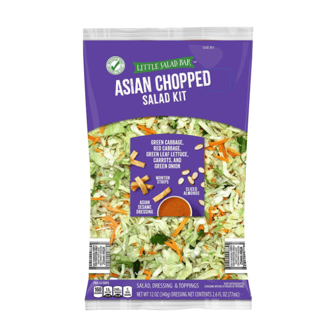 A bag of salad