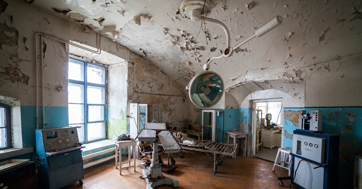 abandoned hospital in prison